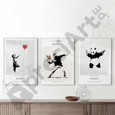 Banksy - Gestures of Life - Set de 3