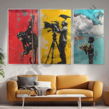Banksy - Reality Contrasts - Set de 3
