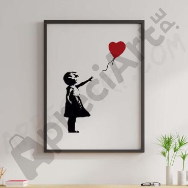 Banksy - Red Balloon Girl