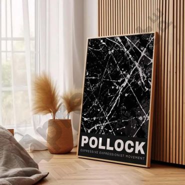 Jackson Pollock - Black Motion Expression