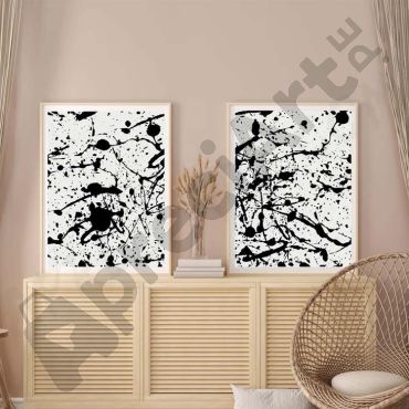 Jackson Pollock - Flowing Darkness