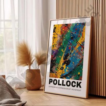 Jackson Pollock - Multicolored Motion Expression