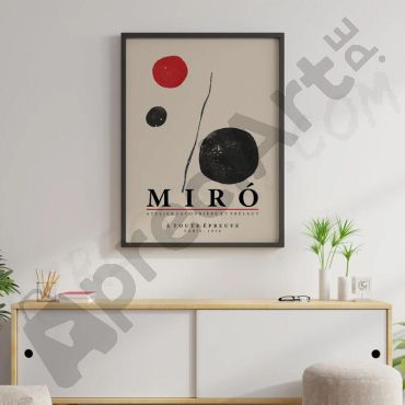 Joan Miró - Painted lithograph