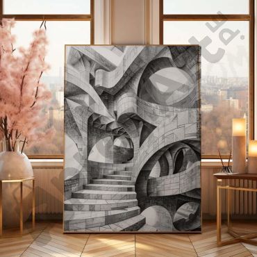 Maurits Cornelis - Labyrinthine Architectural Art