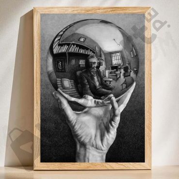 Maurits Cornelis - Self Portrait With Sphere