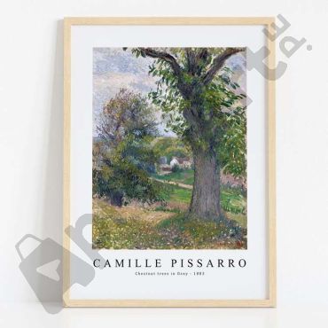 Camille Pissarro - Castaños en Osny 