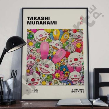 Takashi Murakami - Smiling Bunnies