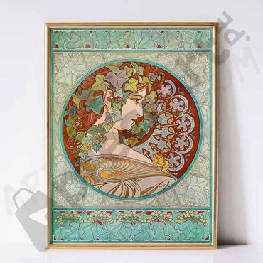 Alphonse Mucha - Serpentine Beauty