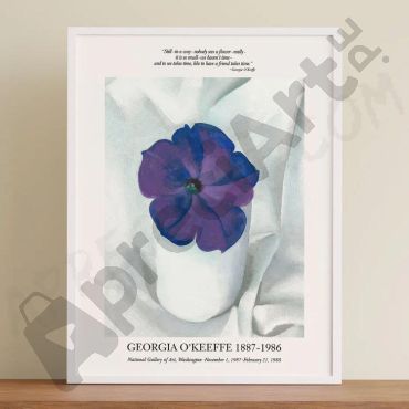 Georgia O'Keeffe - Petunia Morada 