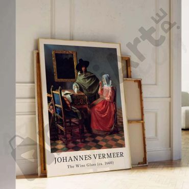 Johannes Vermeer - The wine Glass
