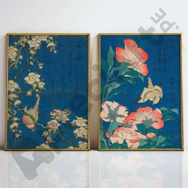Katsushika Hokusai - Floral Wind