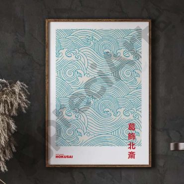 Katsushika Hokusai - Olas Japonesas