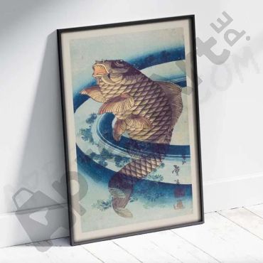 Katsushika Hokusai - Vintage Fishing