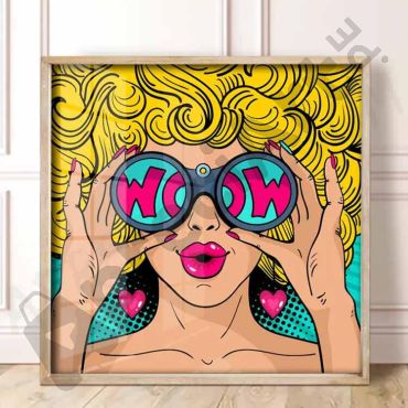 Roy Lichtenstein - Wow Girl