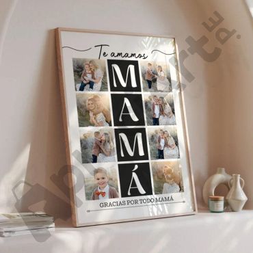 Cuadros para el Día de la Madre - Te amamos Mamá
