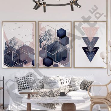 Cuadros para Sala - Abstracción Orgánica