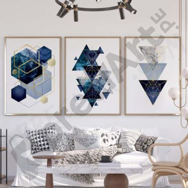 Cuadros para Sala - Geometría Viva