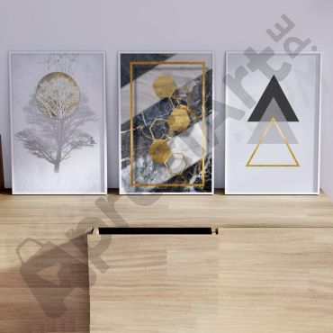 Cuadros para Sala - Geometría Viva