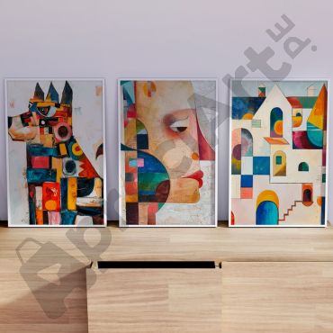 Arte Digital (IA) - Arquitecturas del Ser - Set de 3 - V1