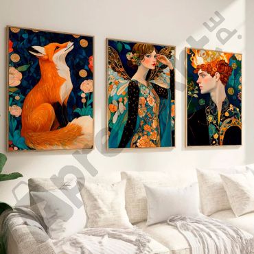 Arte Digital (IA) - Jardín del Alma - Set de 3 - V3