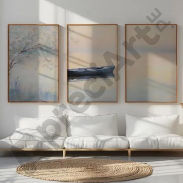 Cuadros de Paisajes - Reflejos Profundos - Set de 3