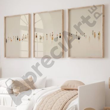 Cuadros Minimalistas - Presencias Sutiles - Set de 3