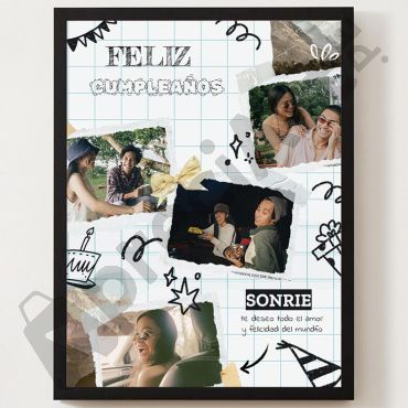 Cuadros Personalizados - Feliz Cumpleaños