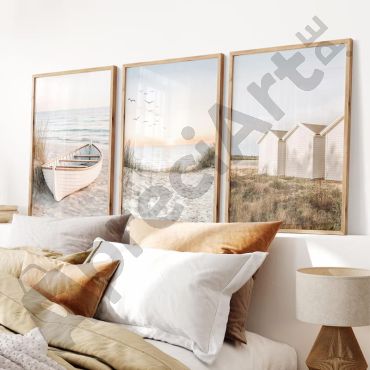 Cuadros de Paisajes - Brisa Costera - Set de 3