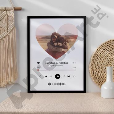 Cuadros de Spotify – Amor en Cada Nota