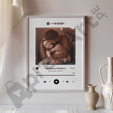 Cuadros de Spotify – Momentos que Suenan a Amor