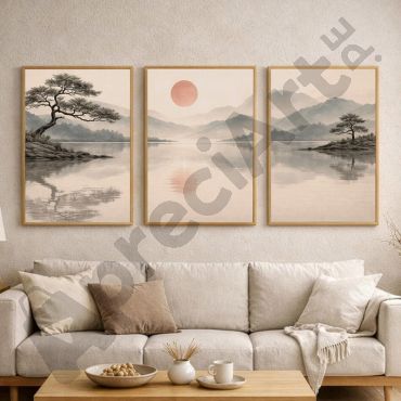 Cuadros Japoneses - Serenidad Oriental - Set de 3