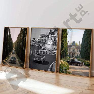 Cuadros Aesthetic - Paisajes con Historia - Set de 3