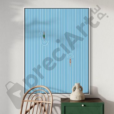 Cuadros Minimalistas - Piscina Azul