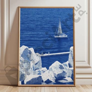 Cuadros Minimalistas - Verano en la Costa