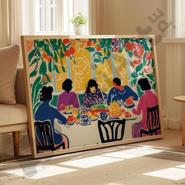 Cuadros para Comedor - Cena entre Amigos