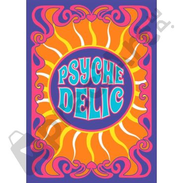 Póster Aesthetic - Psicodelia para tu hogar