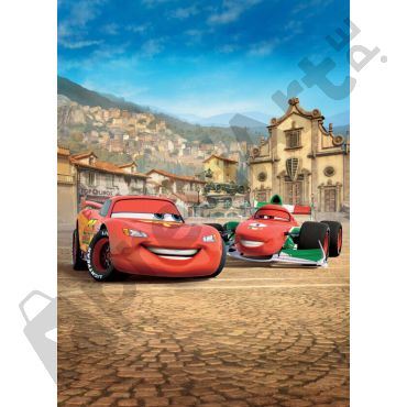 Póster de Cars - Rayo Mcqueen y Francesco
