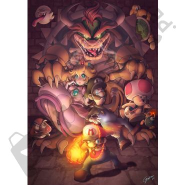 Póster Mario Bros - Super Mario Universe