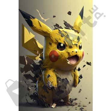 Póster Pikachu Evolución - Pokémon