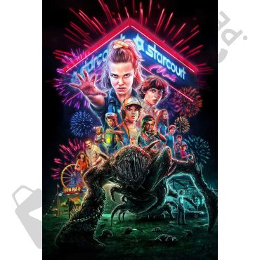 Póster Stranger Things Mundo al revés
