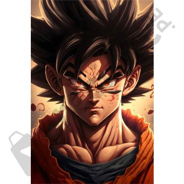 Pósters de Dragon Ball - Goku Furioso
