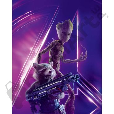 Pósters de Guardianes de la Galaxia - Rocket y Groot