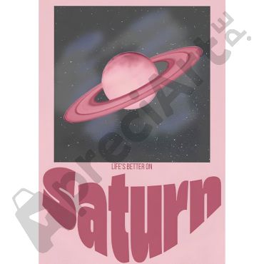 Pósters Aesthetic - Saturn