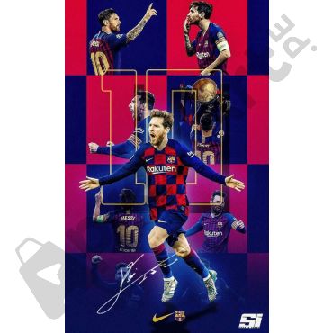 Pósters de Messi - Messi en el Barcelona