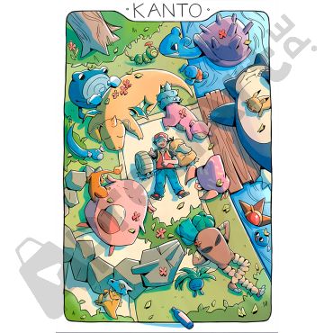 Pósters de Pokémon - Kanto
