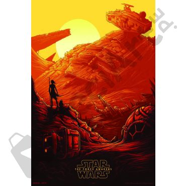 Pósters de Star Wars - Paisaje de Jakku