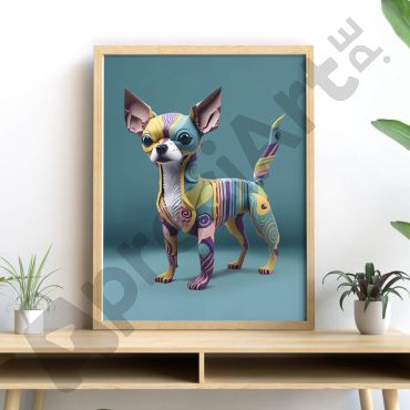 Cuadro de animales: Encanto Chihuahua