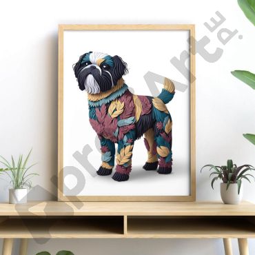 Cuadro de animales: Shih Tzu Inspirador