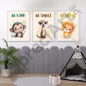 Cuadros para Bebés - Frases Motivadoras - Set de 3
