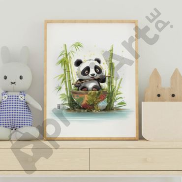 Cuadros para Bebés - Panda Encantador